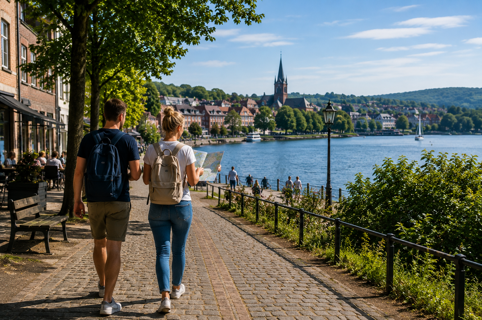 Kan du finde rundt i Silkeborg uden den blå linje på mobilen?